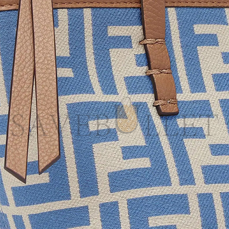 F**di roll ff jacquard mini tote bag 8bs09anwtf1npy (18*14*12cm)